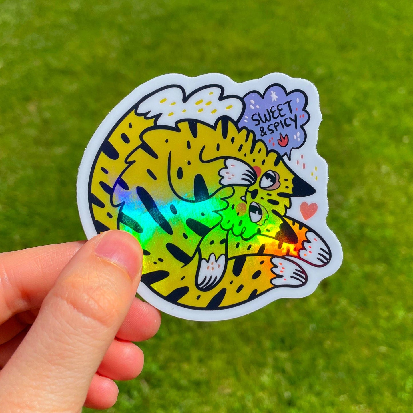 Sweet & Spicy Holographic Sticker