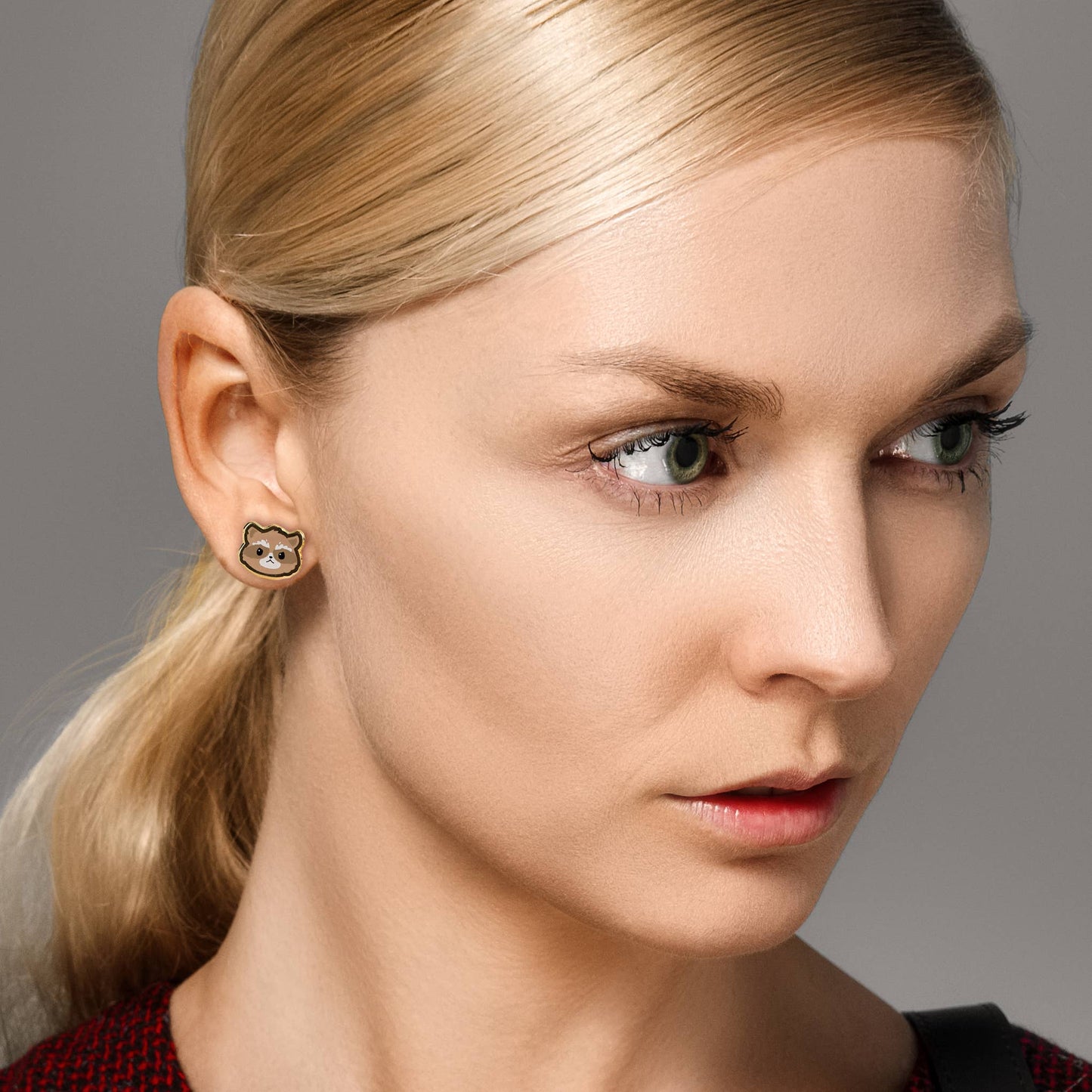 Raccoon Earrings