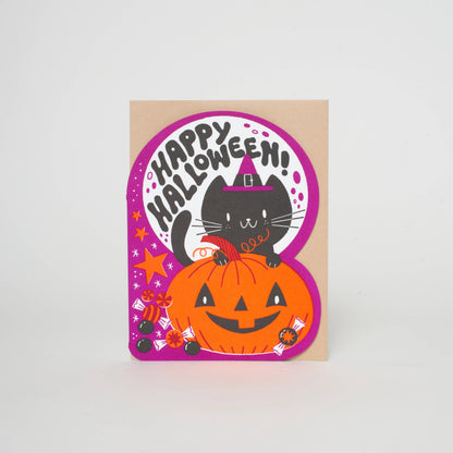 Halloween Kitty Greeting Card