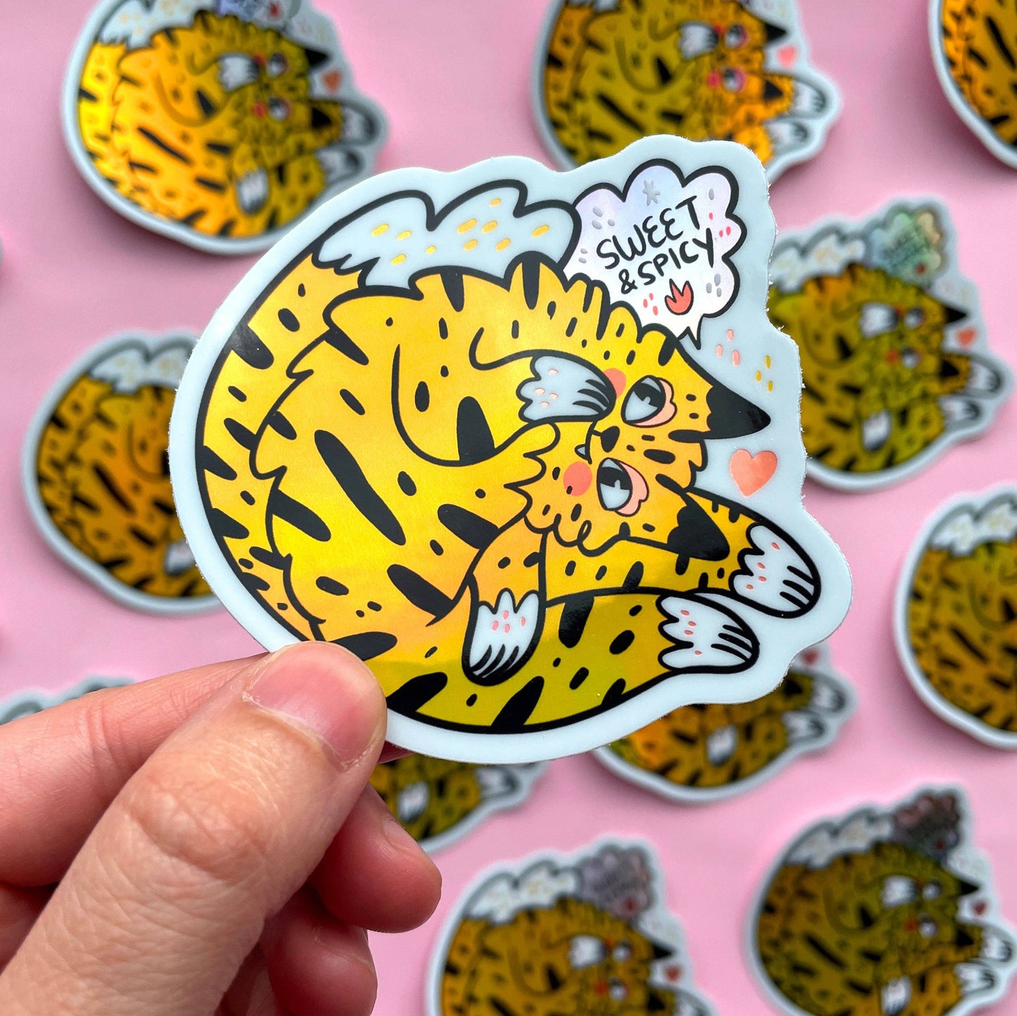 Sweet & Spicy Holographic Sticker