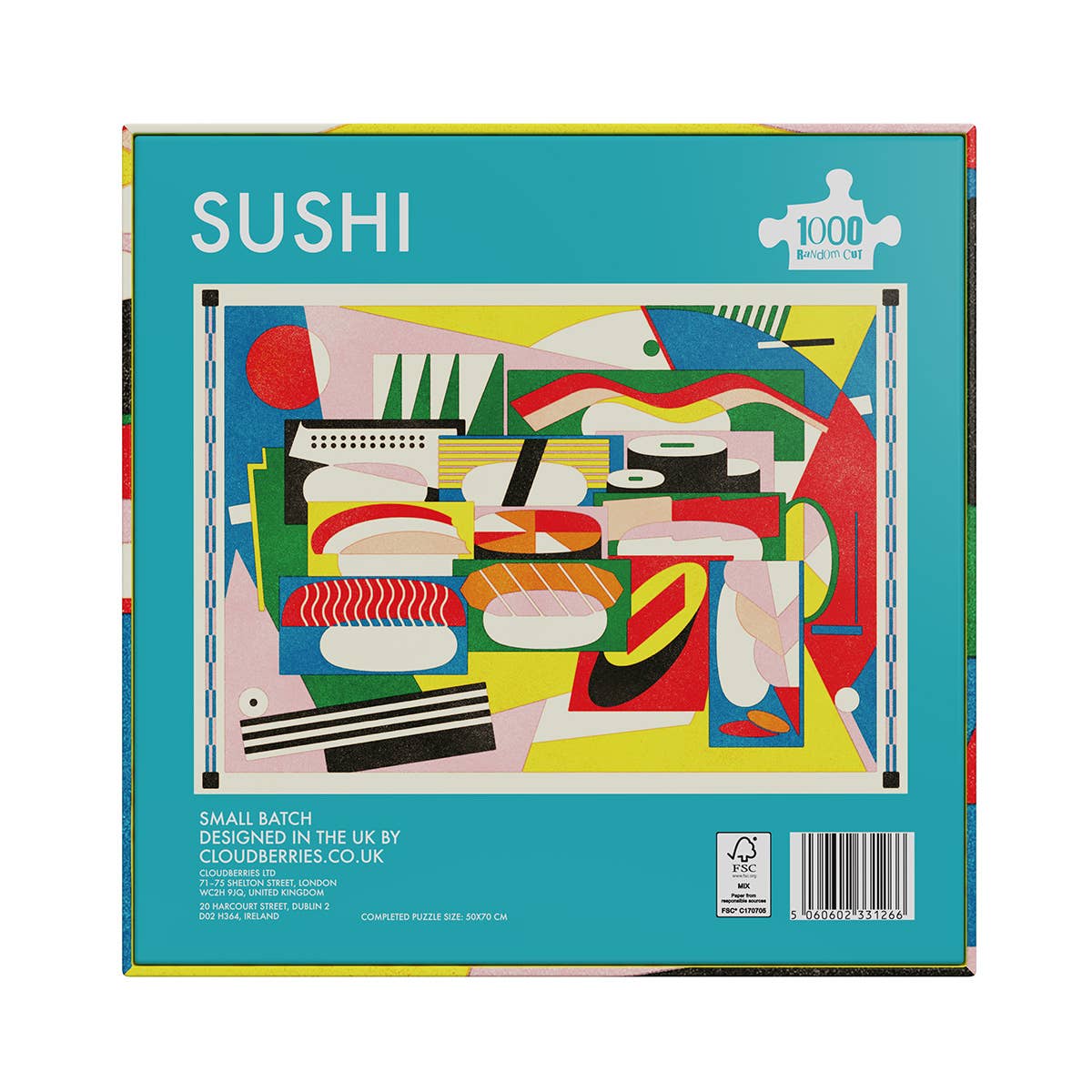 Sushi 1000 Piece Jigsaw Puzzle
