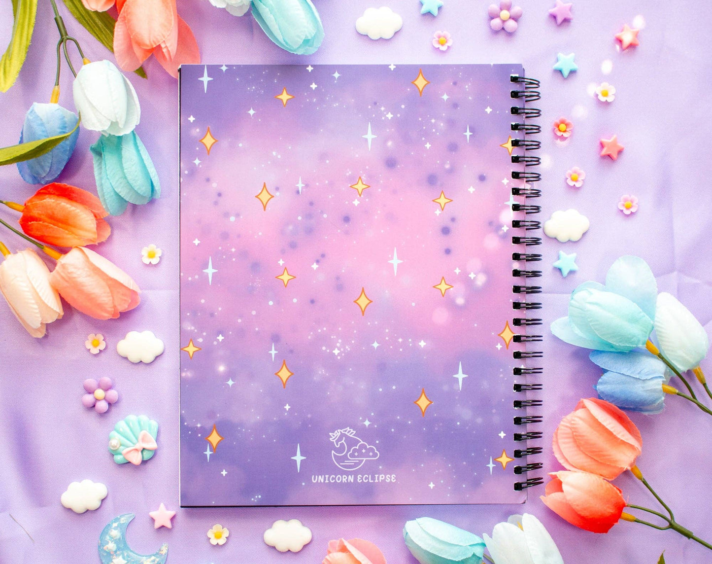 Study Night Spiral Lined Notebook