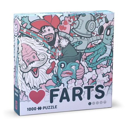 Heart Farts 1000 Piece Jigsaw Puzzle