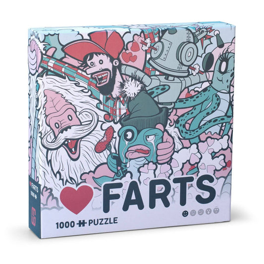 Heart Farts 1000 Piece Jigsaw Puzzle
