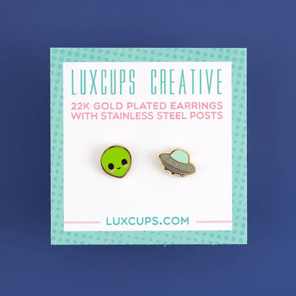 Alien Earrings