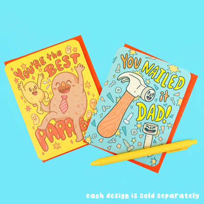 You're The Best Papa Ever Father's Day Greeting Card
