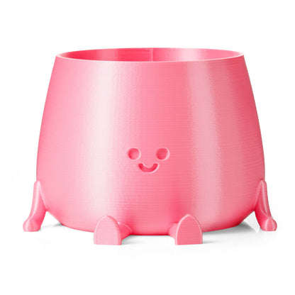 Happy Pot Planter Silk Pink