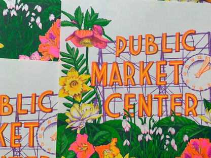 Pike Place Market Riso Print