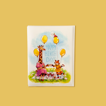 Happy Birthday Picnic Greeting Card