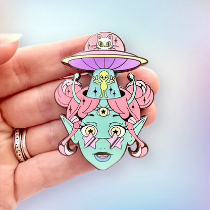 I Believe Enamel Pin