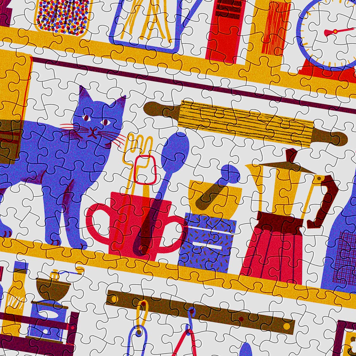 1000 Piece Puzzle, Cat Jigsaw Puzzle for Adults, Cats Puzzle