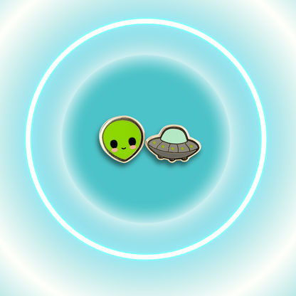 Alien Earrings