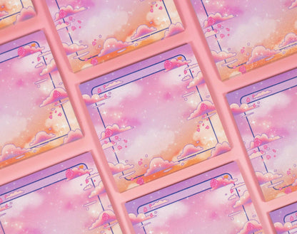 Rose Sky Sticky Notes