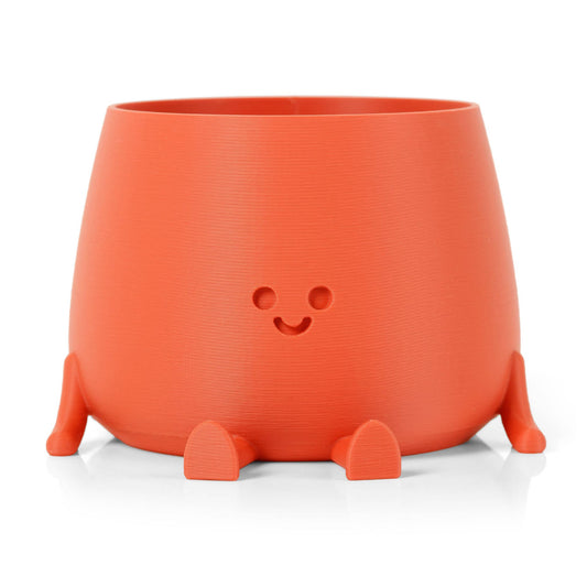 Happy Pot Planter Matte Red Brick