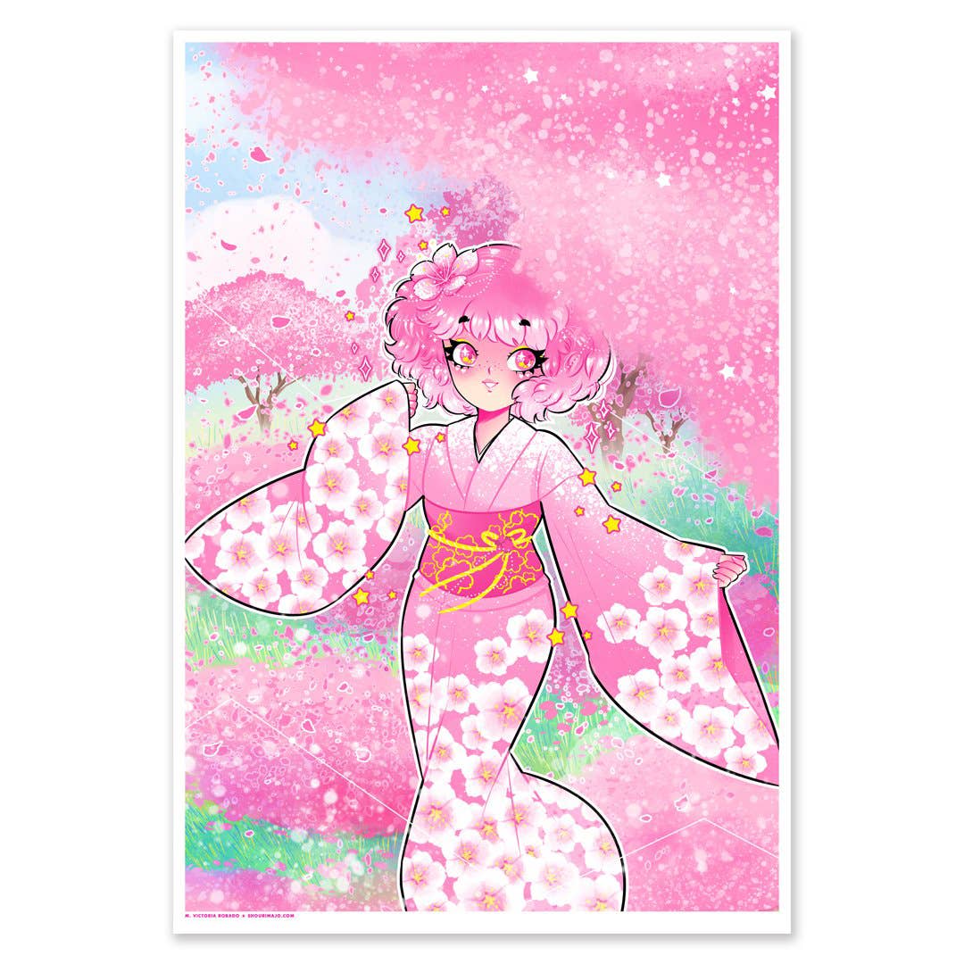 Art Print Cherry Blossom: 8.5"x11"