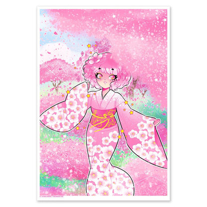 Art Print Cherry Blossom: 8.5"x11"
