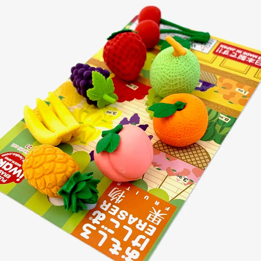 Iwako Fruit Eraser Card