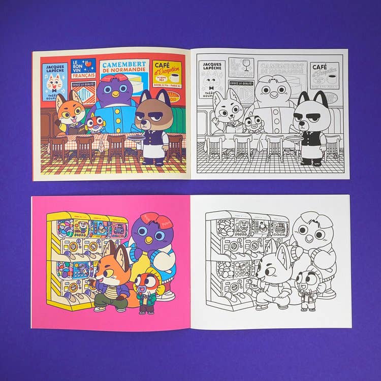 Rémi and Company Small Coloring Book