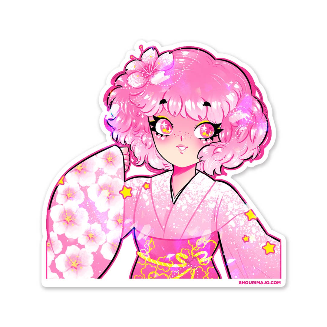 Sparkly Stickers Cherry Blossom