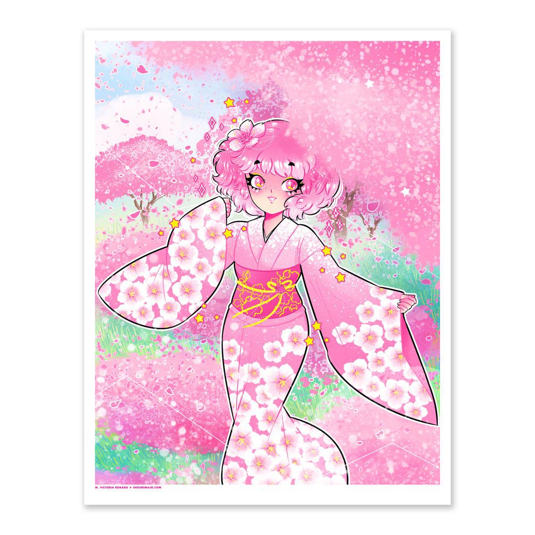 Art Print Cherry Blossom: 8.5"x11"