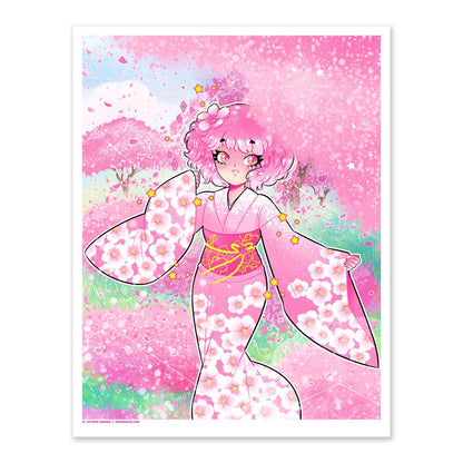 Art Print Cherry Blossom: 8.5"x11"