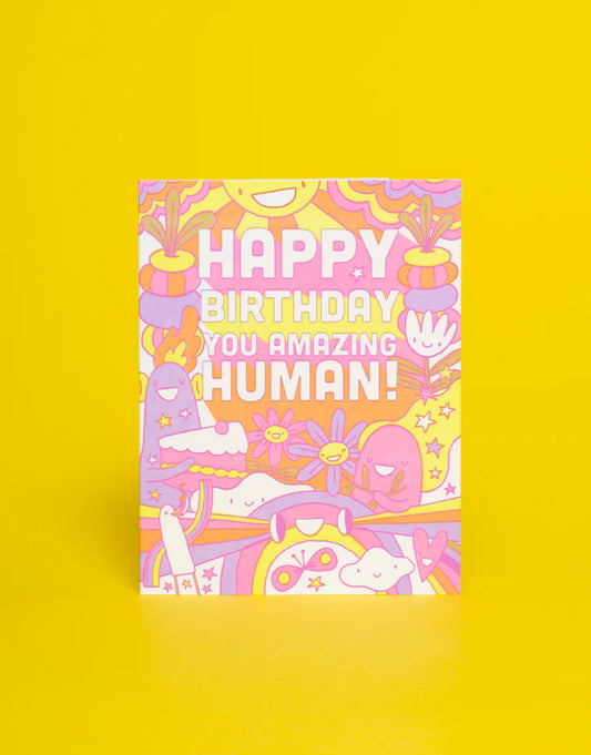 Amazing Human Greeting Card