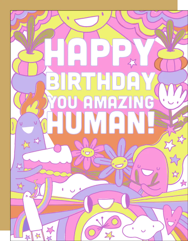 Amazing Human Greeting Card