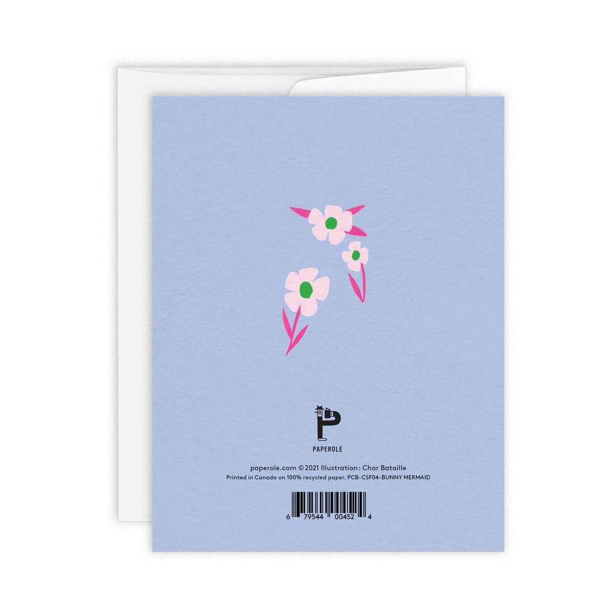 Bunny Mermaid Greeting Card