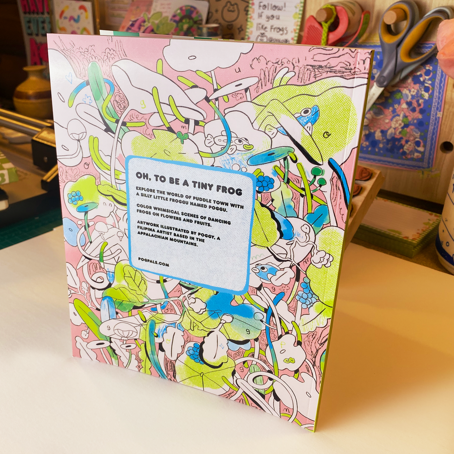 Oh To Be a Tiny Frog VOL 1. Coloring Book