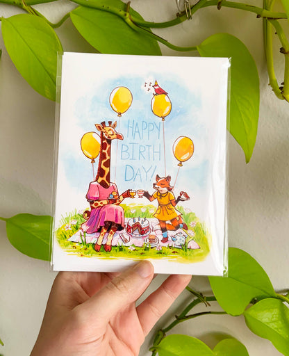 Happy Birthday Picnic Greeting Card