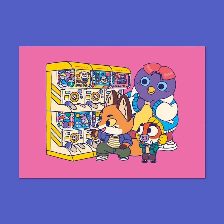 Gachapon Postcard