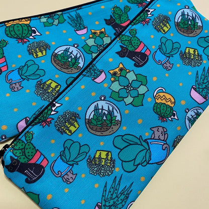 Succulent Cats Pencil Case