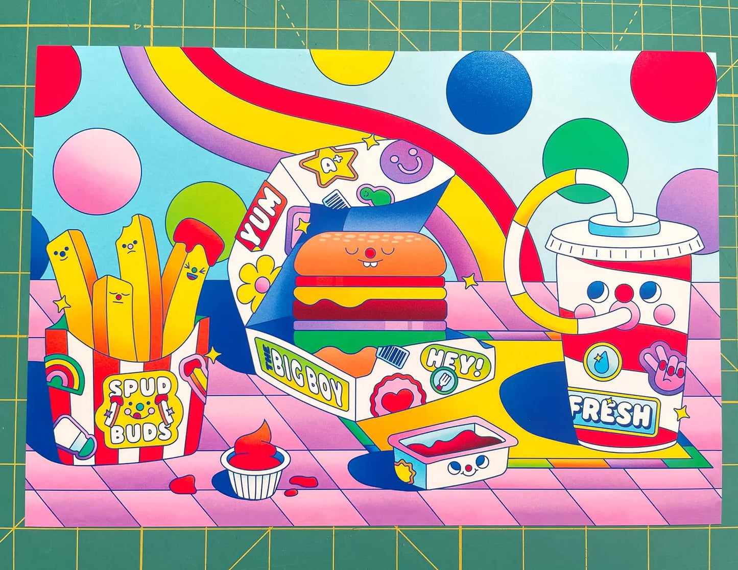 Happiest Meal Art Print