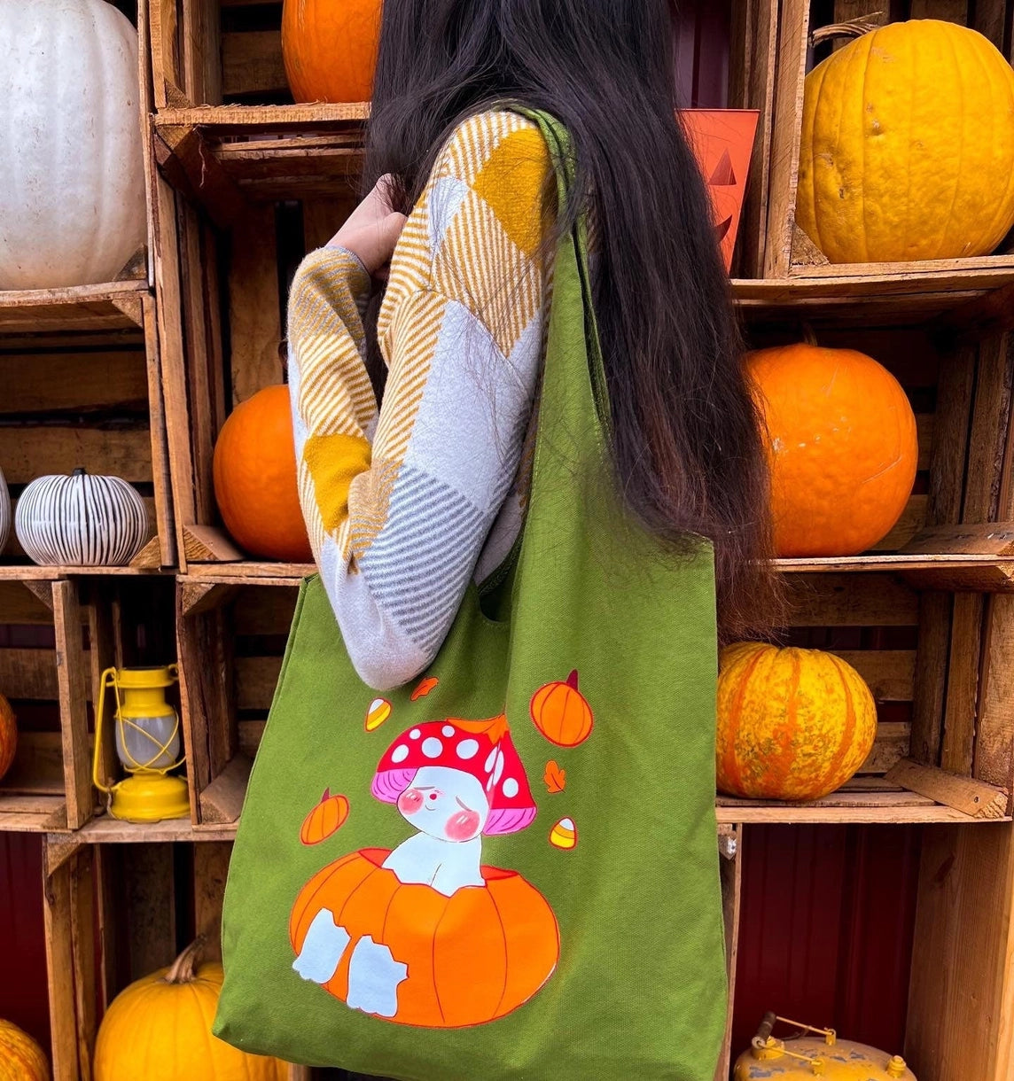 Marshall Pumpkin Tote