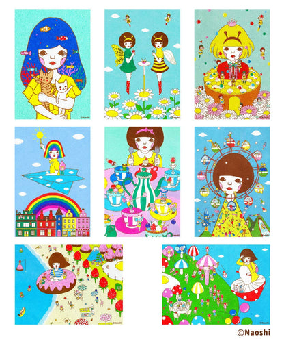 Postcards Blue