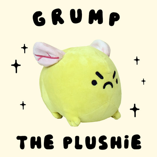 Grumpy the Angry Toad Plushie