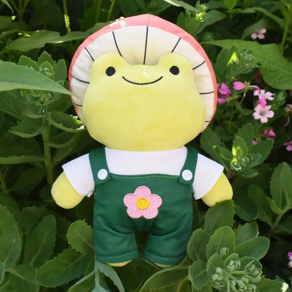 Nim the Mushroom Queen Frog Plushie