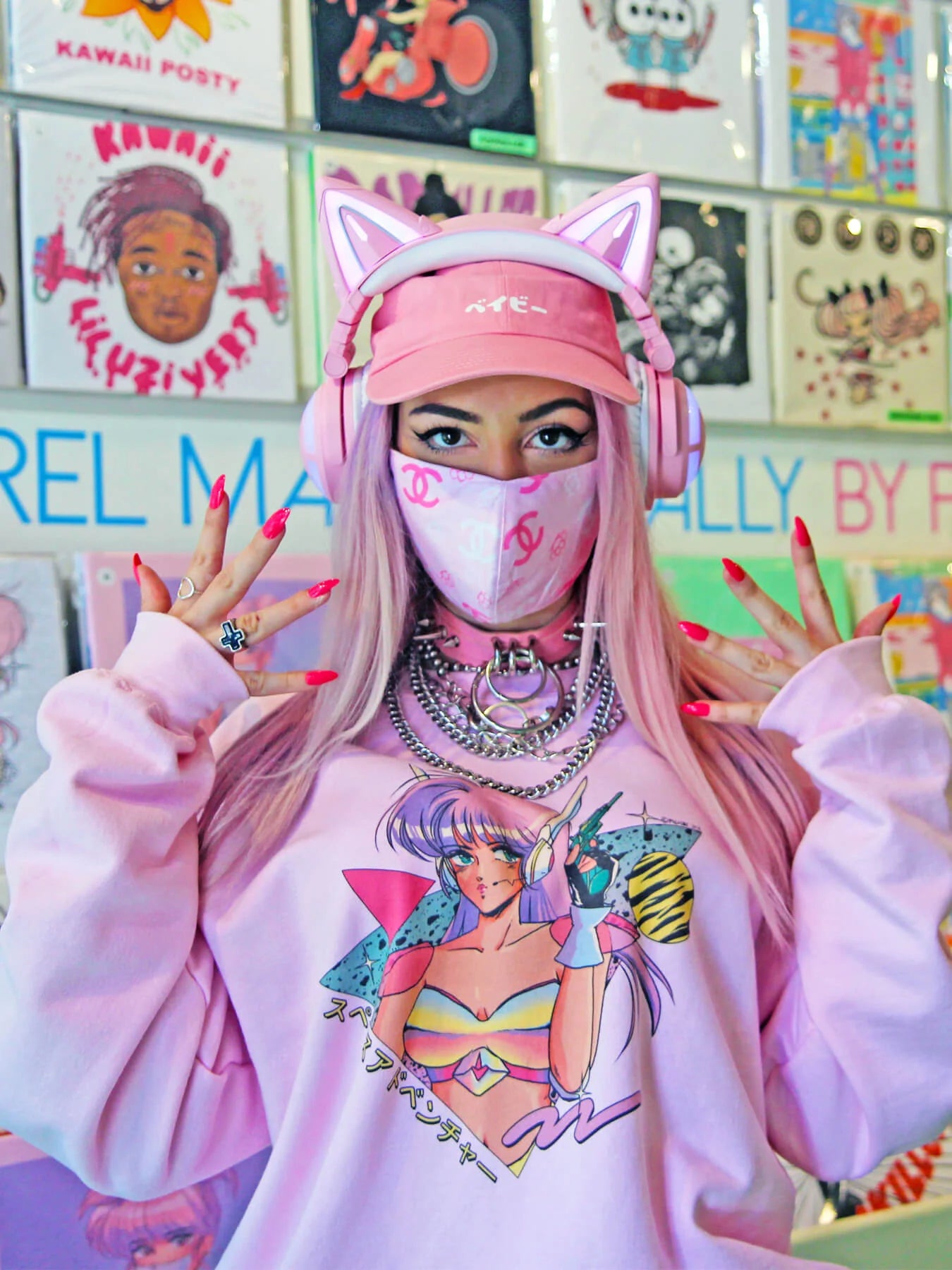 Mizucat Space Adventure Pullover Sweatshirt