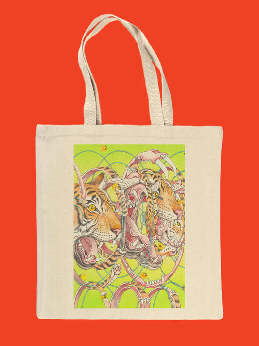 Shintaro Kago Tiger Factorization Tote Bag