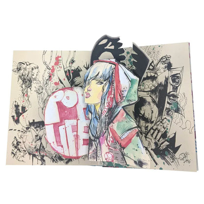 Jim Mahfood Pop Up Funk 3D Comic Art Pop-up Book
