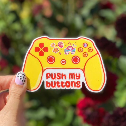 Push My Buttons Sticker