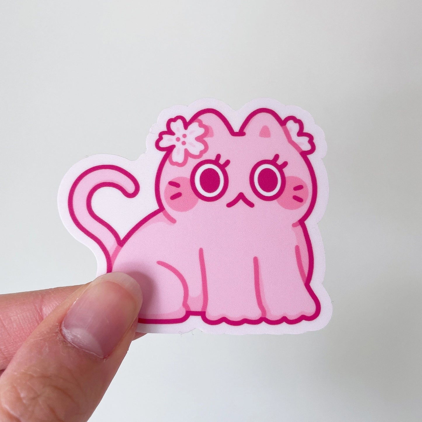 Sakura Cat Sticker