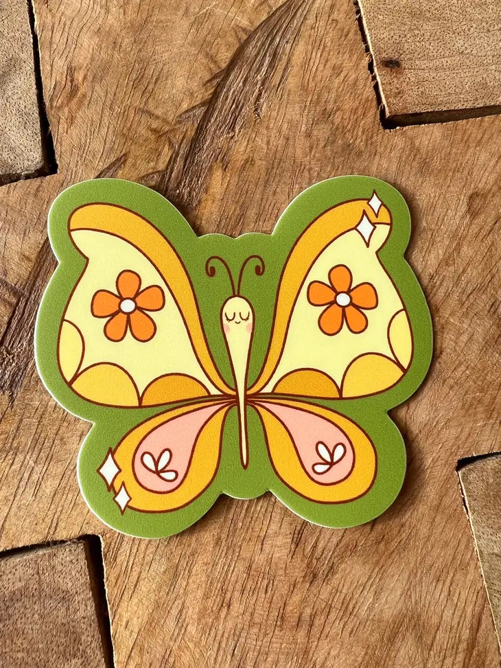 Funky Butterfly Sticker