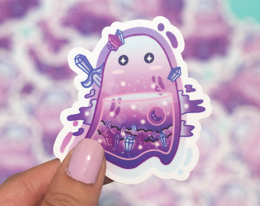 Crystal Ghost Sticker