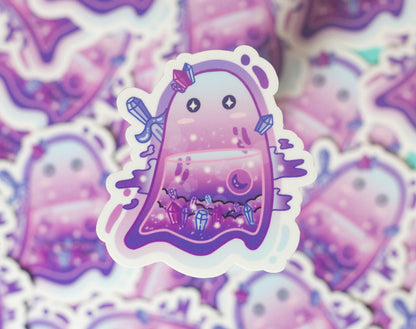 Crystal Ghost Sticker