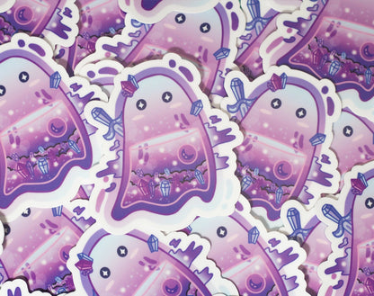 Crystal Ghost Sticker