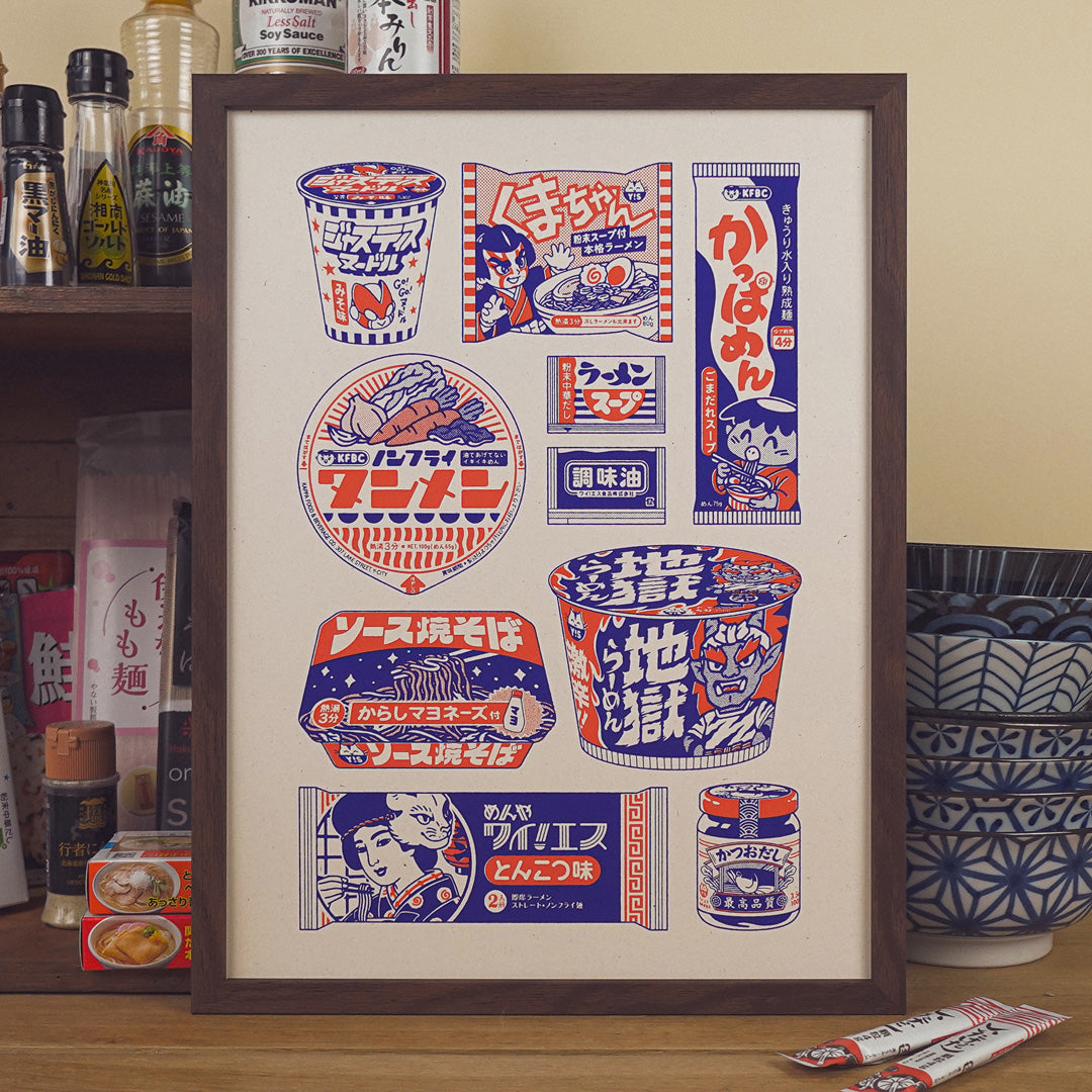 Instant Noodles Print