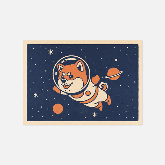 Space Shiba Postcard