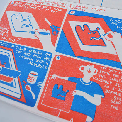 An Illustrated Guide to Screen Printing Book