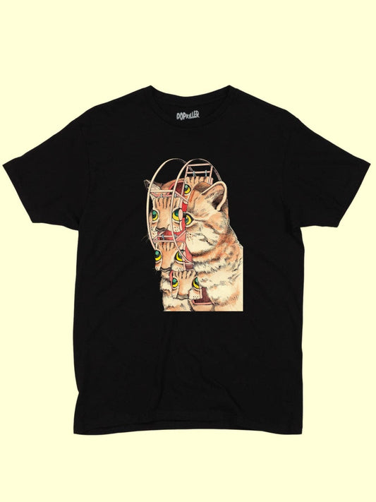 Shintaro Kago Cat Ferris Wheel T-Shirt